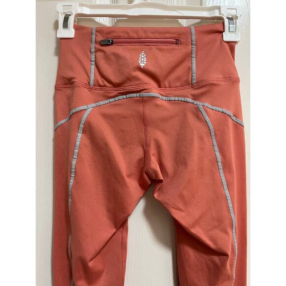 Free People Movement You’re A Peach Leggings Size XS 7/8 Length Running Lounge - Picture 7 of 15